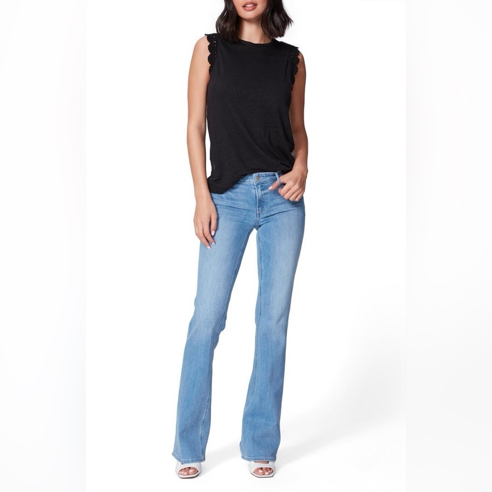 PAIGE Skyline Bootcut Jeans in Satellite Light Blue Sz. 25 / 4 - Picture 4 of 15